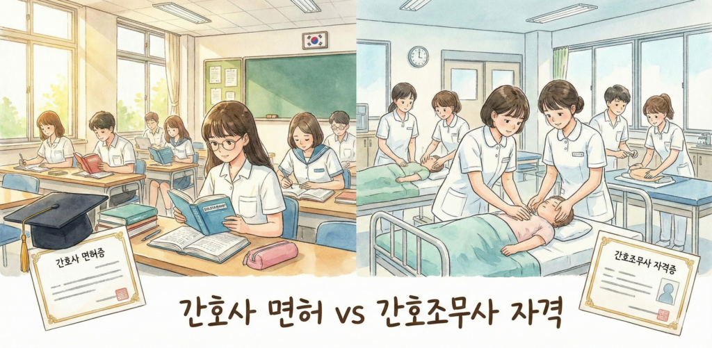 간호사와 간호조무사