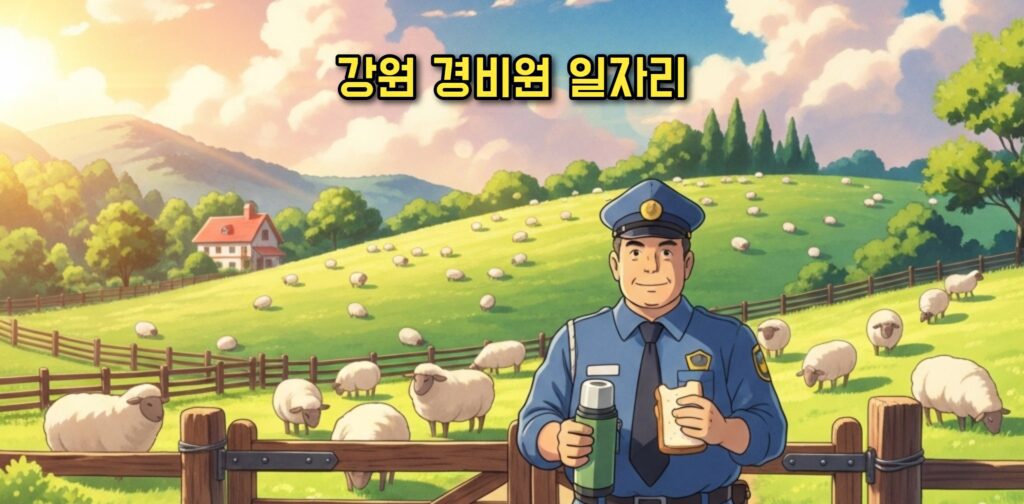 강원 노인일자리 아파트 경비원