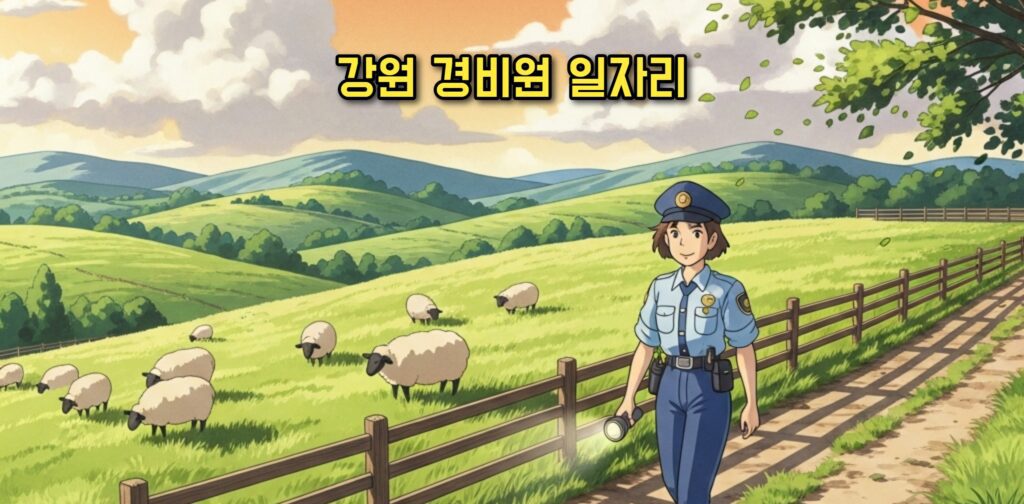 강원 노인일자리 아파트 경비원