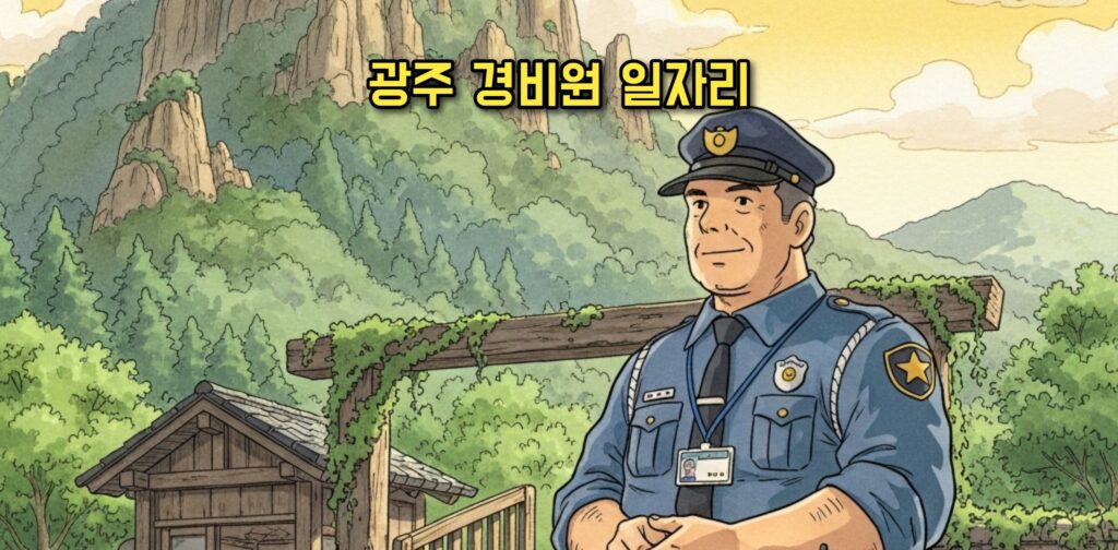 광주 노인일자리 아파트 경비원