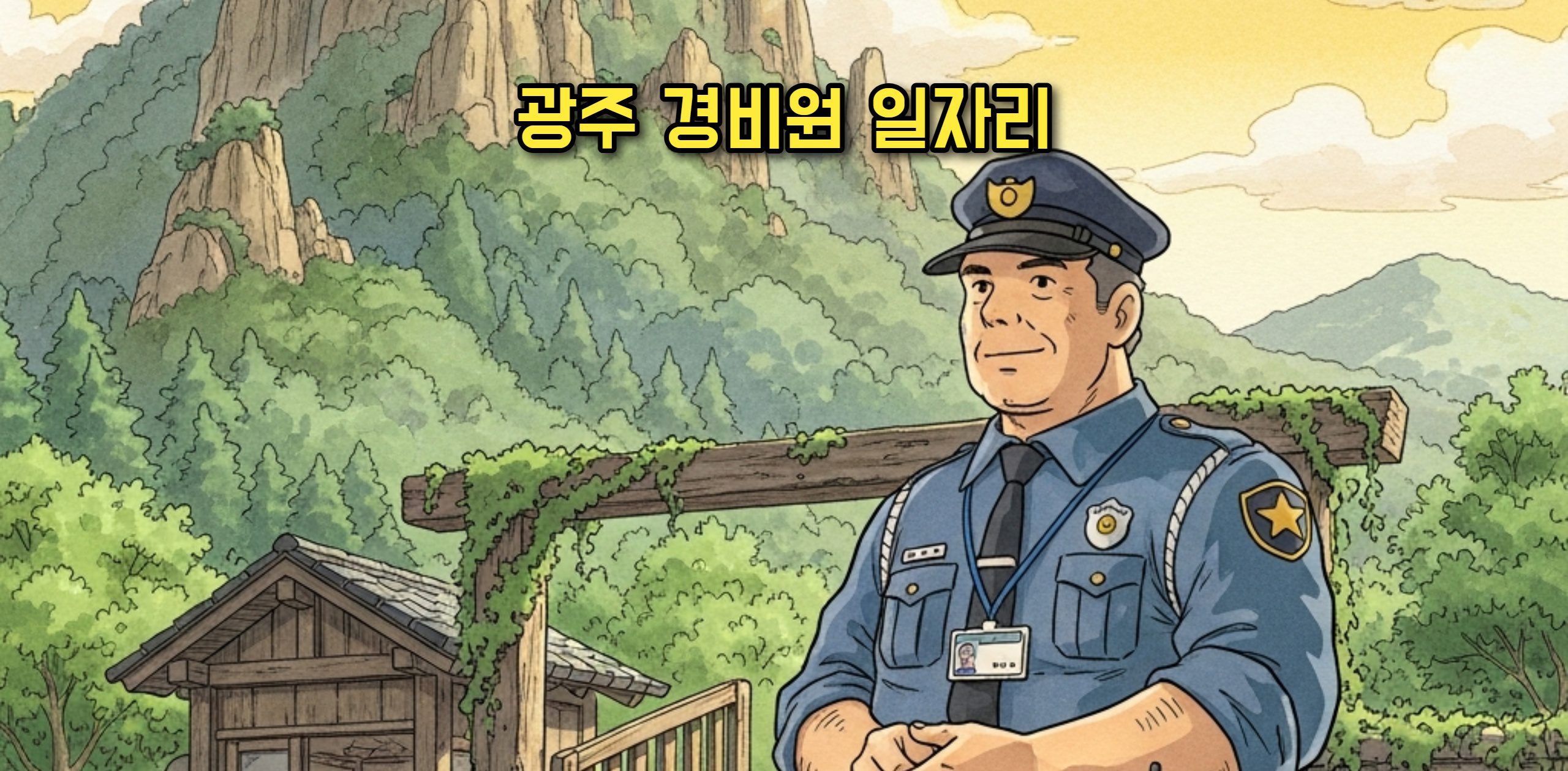 광주 노인일자리 아파트 경비원