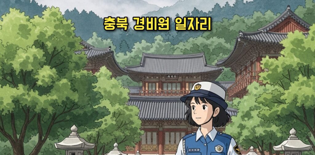 충북 노인일자리 아파트 경비원