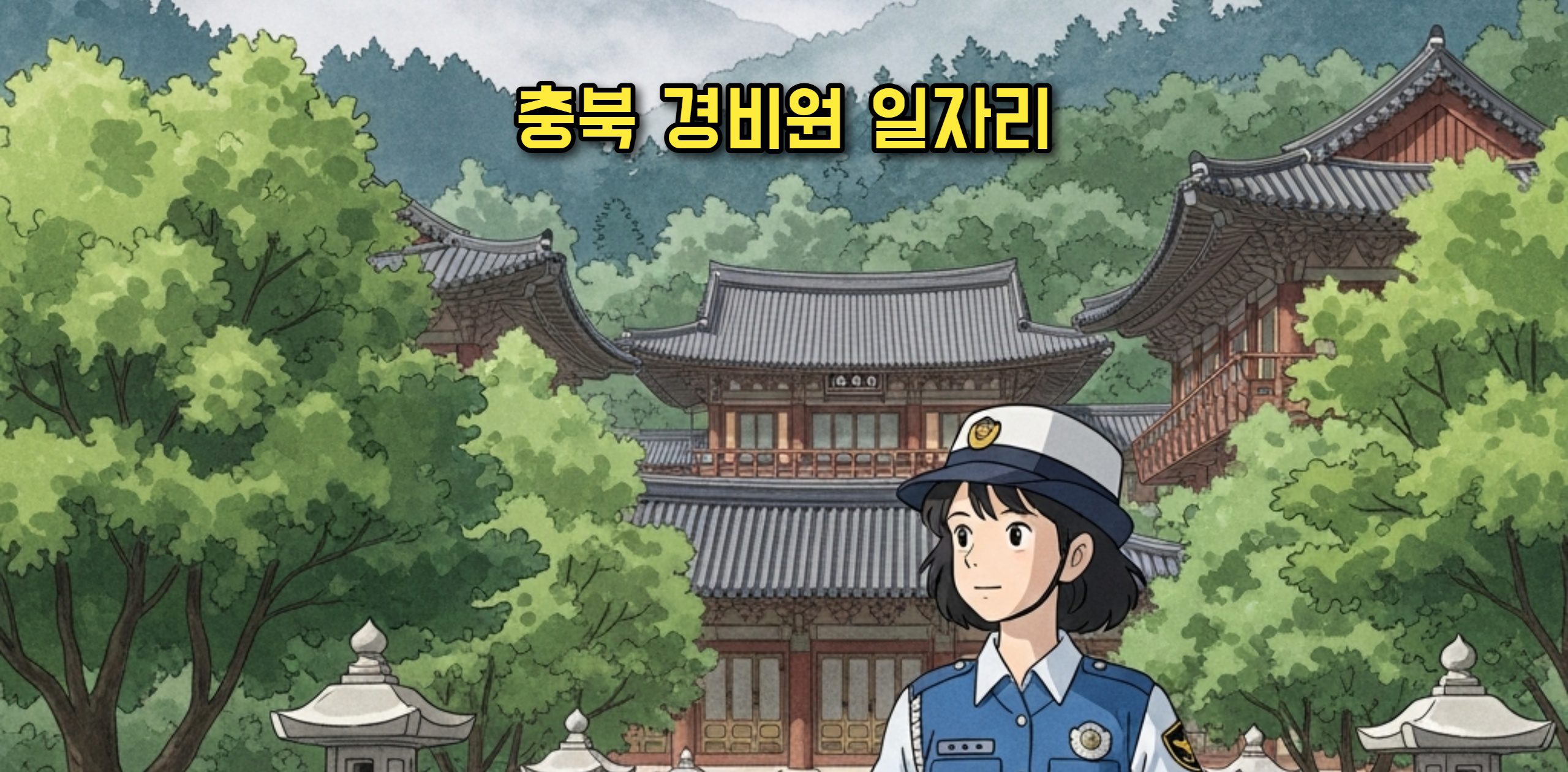 충북 노인일자리 아파트 경비원