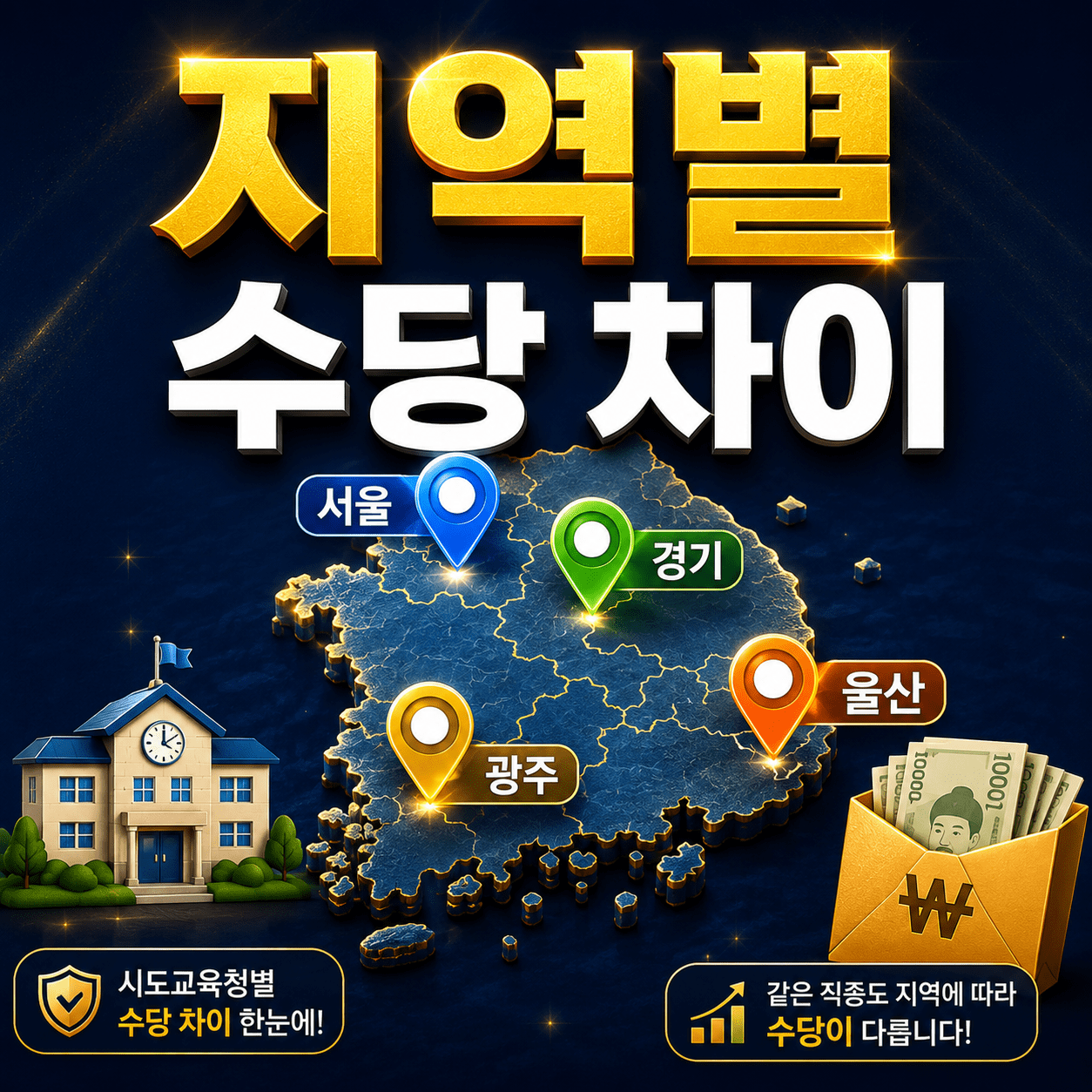교육공무원 지역별 수당