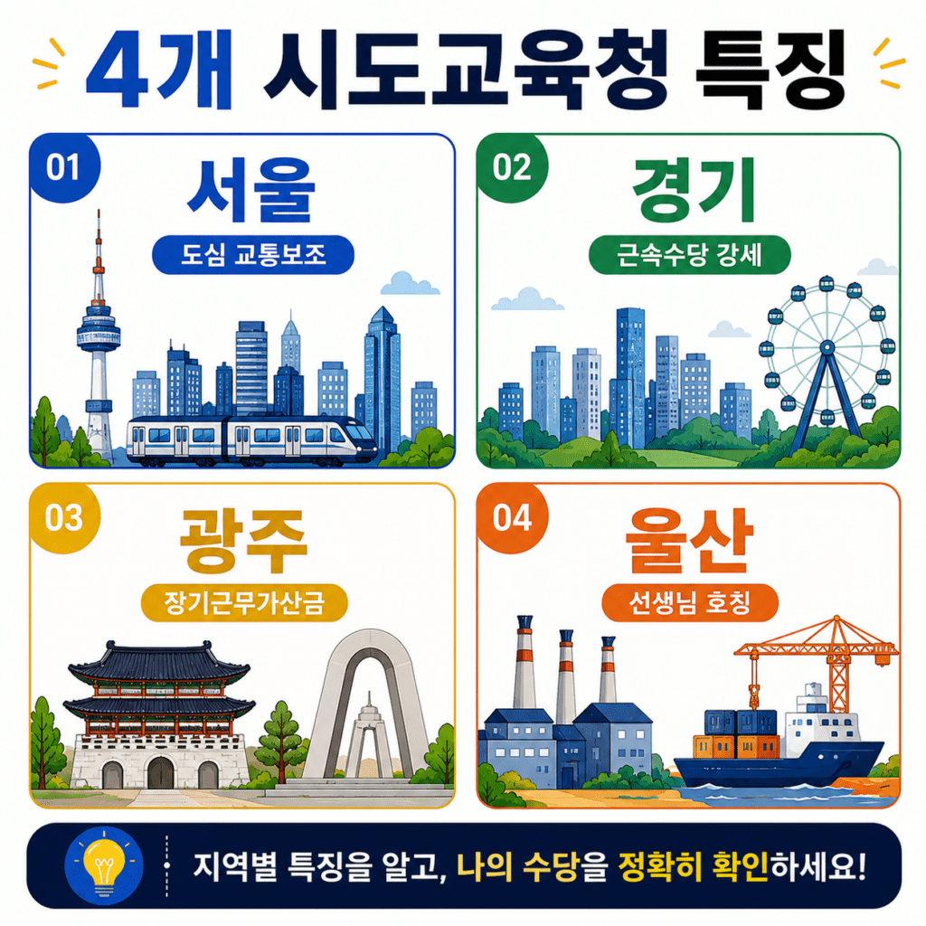 교육공무원 지역별 수당