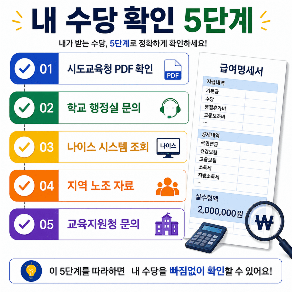 교육공무원 지역별 수당